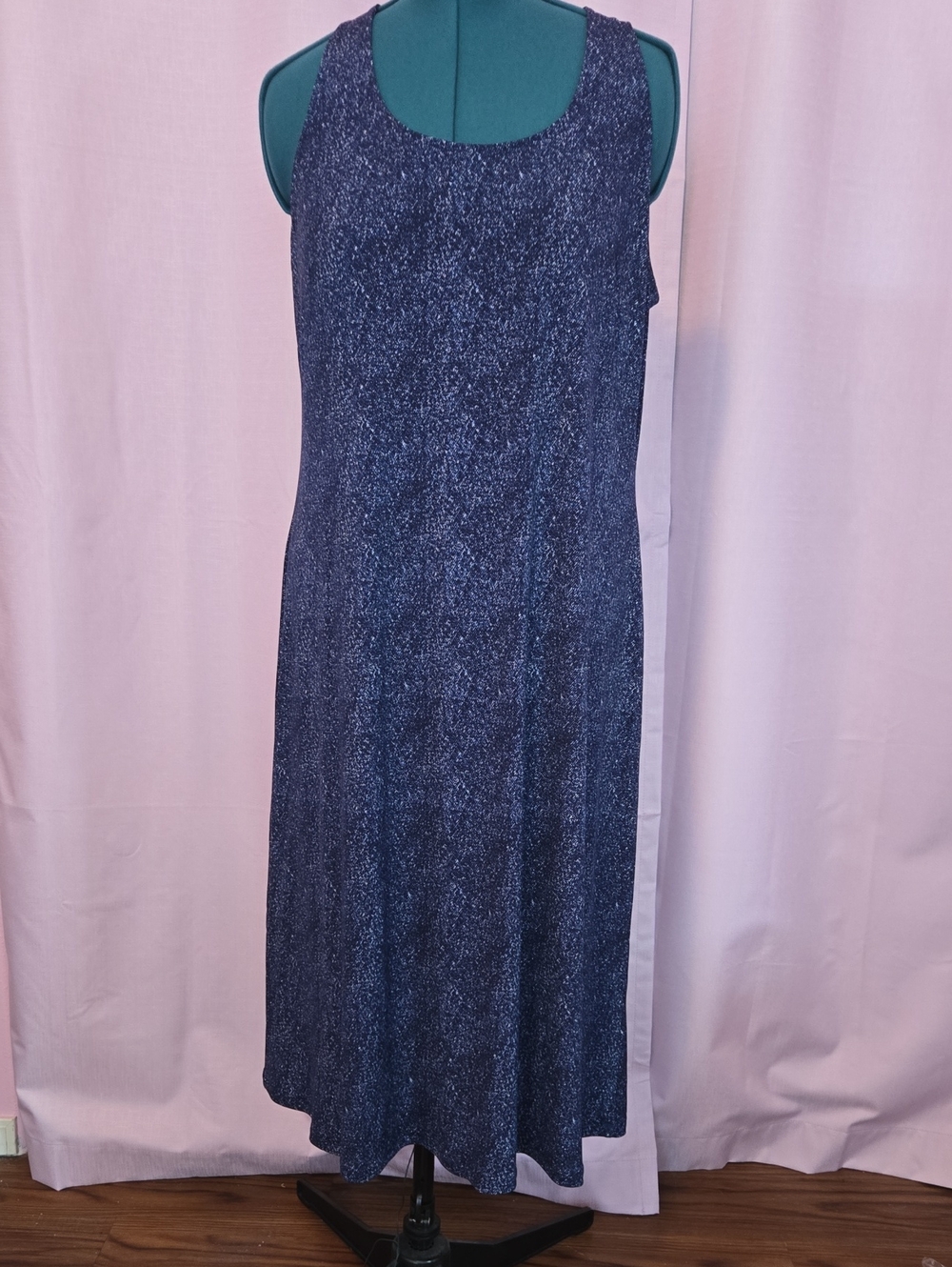 Kate & Mallory Women’s Navy Sleeveless A-Line Dress